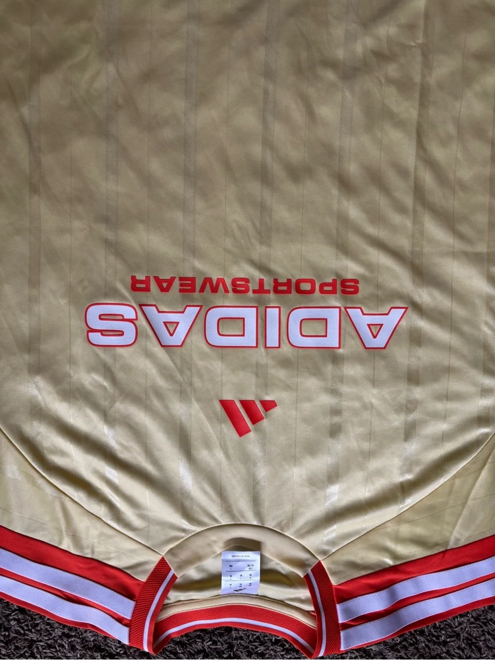 adidas sportswear athletic soccer jersey Tee size XL